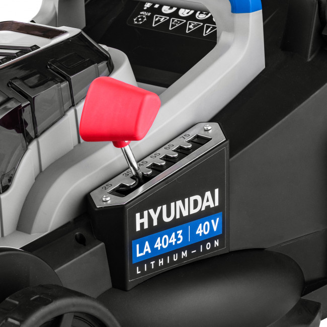 Аккумуляторная газонокосилка Hyundai LA 4043 Аккумуляторная газонокосилка Hyundai LA 4043